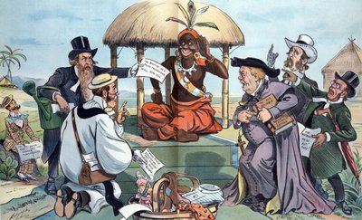 Our Foreign Missions: An Embarrassment of Riches for the Heathen, 1900 by Louis Dalrymple